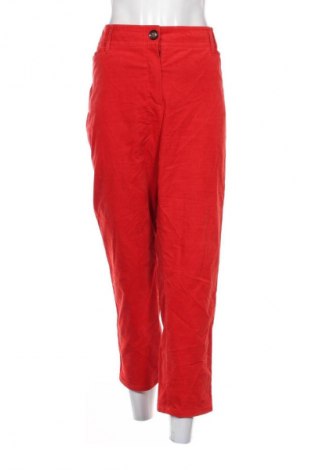 Női kordbársony nadrág Unbranded, Méret XL, Szín Piros, Ár 4 089 Ft