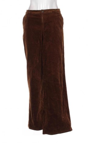 Dámské manšestráky  Yessica, Velikost XL, Barva Hnědá, Cena  239,00 Kč