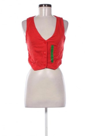 Női mellény Stradivarius, Méret S, Szín Piros, Ár 13 223 Ft