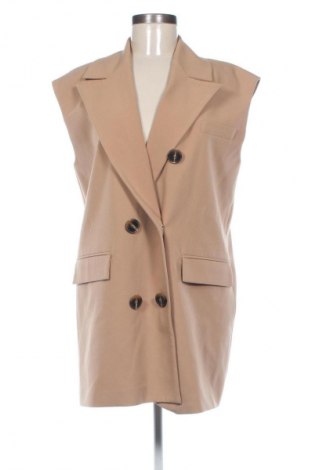 Дамски елек Unbranded, Размер XS, Цвят Бежов, Цена 19,95 €