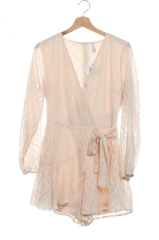 Women's short jumpsuit Amisu, Μέγεθος S, Χρώμα  Μπέζ, Τιμή 20,00 €