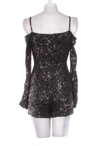 Дамски къс гащеризон Fb Sister, Размер S, Цвят Сребрист, Цена 8,18 €