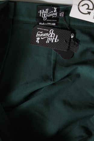 Γυναικείο παντελόνι Hell Bunny, Μέγεθος 4XL, Χρώμα Πράσινο, Τιμή 48,00 €