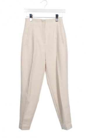 Damenhose Zara, Größe XS, Farbe Beige, Preis 13,81 €