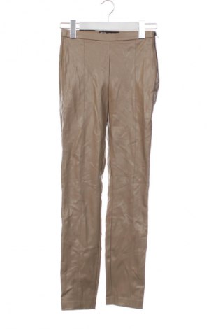Dámské kalhoty  Zara, Velikost XXS, Barva Béžová, Cena  169,00 Kč