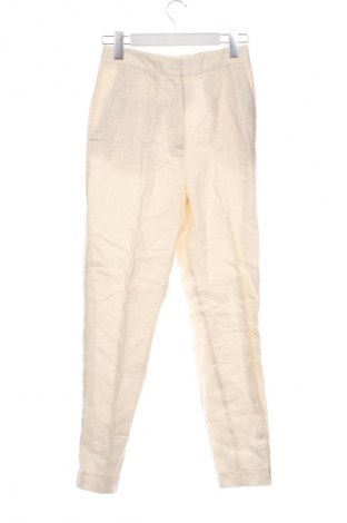 Дамски панталон Zara, Размер XS, Цвят Екрю, Цена 12,27 €