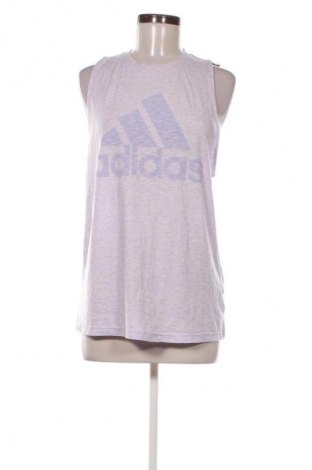 Γυναικείο αμάνικο μπλουζάκι Adidas, Μέγεθος S, Χρώμα Βιολετί, Τιμή 14,00 €