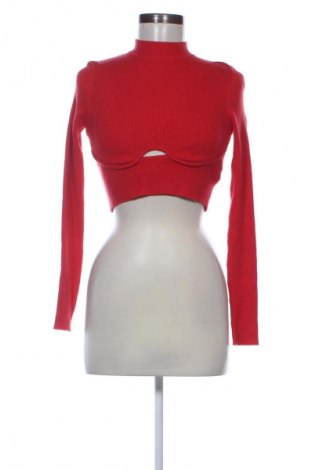 Дамски пуловер Bershka, Размер M, Цвят Червен, Цена 15,00 €