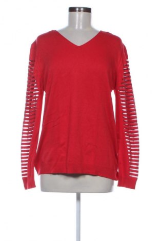 Γυναικείο πουλόβερ Jm, Μέγεθος L, Χρώμα Κόκκινο, Τιμή 15,00 €