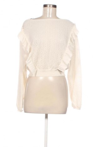 Дамски пуловер Pull&Bear, Размер S, Цвят Екрю, Цена 14,74 €