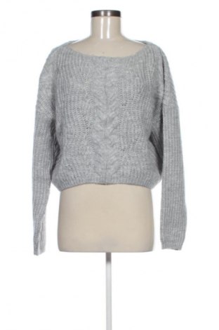 Дамски пуловер Stradivarius, Размер M, Цвят Сив, Цена 23,60 €