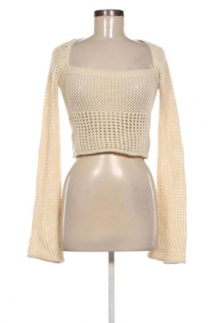 Damenpullover Stradivarius, Größe M, Farbe Ecru, Preis € 6,99