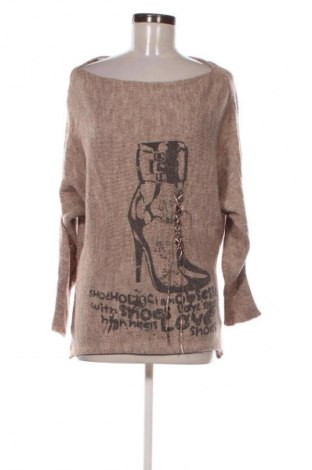 Дамски пуловер Unbranded, Размер L, Цвят Кафяв, Цена 22,48 €