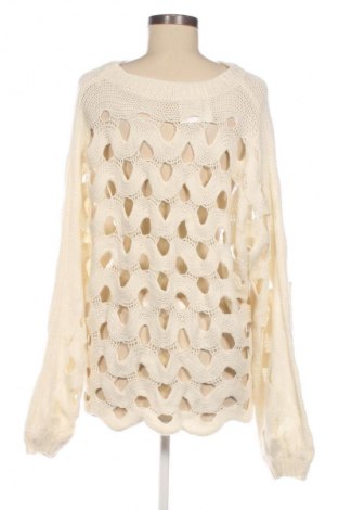 Damenpullover Unbranded, Größe 5XL, Farbe Ecru, Preis € 15,00