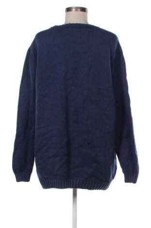 Γυναικείο πουλόβερ WoolOvers, Μέγεθος XXL, Χρώμα Μπλέ, Τιμή 17,99 €