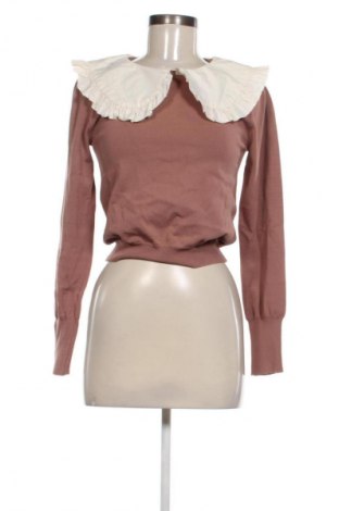 Дамски пуловер Zara, Размер M, Цвят Кафяв, Цена 13,81 €