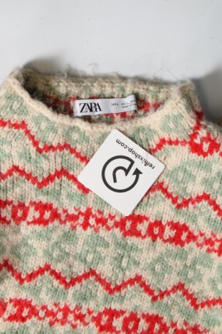 Дамски пуловер Zara, Размер L, Цвят Многоцветен, Цена 14,00 €