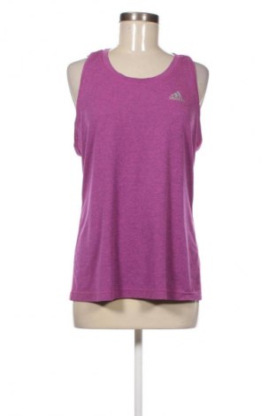 Damen Sporttop Adidas, Größe L, Farbe Lila, Preis 21,99 €