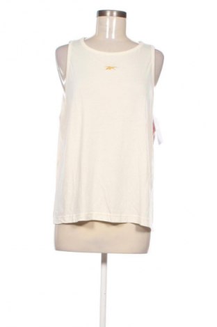 Дамски спортен топ Reebok, Размер M, Цвят Екрю, Цена 39,37 €