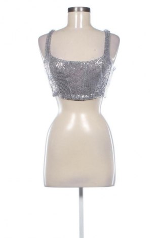 Damentop Bershka, Größe XS, Farbe Silber, Preis € 14,77