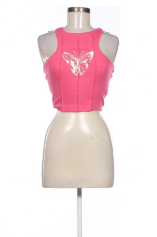 Γυναικείο τοπ Cropp, Μέγεθος XS, Χρώμα Ρόζ , Τιμή 7,99 €