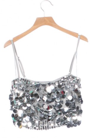 Damentop Gina Tricot, Größe XS, Farbe Silber, Preis € 7,99