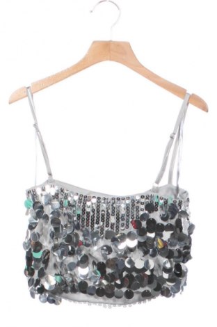 Damentop Gina Tricot, Größe XS, Farbe Silber, Preis € 7,99