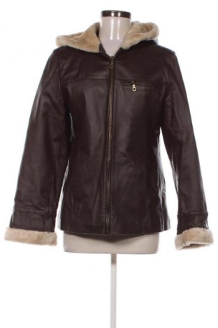 Damen Ledermantel For Women, Größe M, Farbe Braun, Preis € 109,91