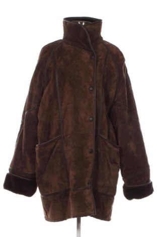 Damen Ledermantel Unbranded, Größe XL, Farbe Braun, Preis 110,00 €