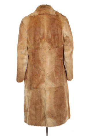 Дамско кожено палто Unbranded, Размер S, Цвят Бежов, Цена 122,70 €