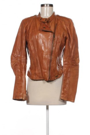 Damen Lederjacke Bershka, Größe L, Farbe Braun, Preis € 49,68