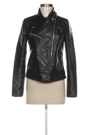 Дамско кожено яке Defacto, Размер S, Цвят Черен, Цена 19,94 €