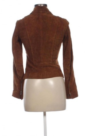 Γυναικείο δερμάτινο μπουφάν Esmara by Heidi Klum, Μέγεθος XS, Χρώμα Καφέ, Τιμή 50,99 €