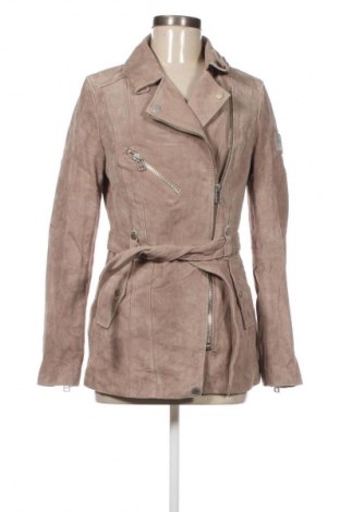 Damen Lederjacke Freaky Nation, Größe M, Farbe Beige, Preis € 91,99