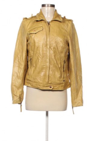 Damen Lederjacke Freaky Nation, Größe M, Farbe Gelb, Preis € 91,99