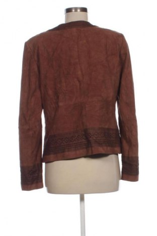 Γυναικείο δερμάτινο μπουφάν Madeleine, Μέγεθος L, Χρώμα Καφέ, Τιμή 94,99 €