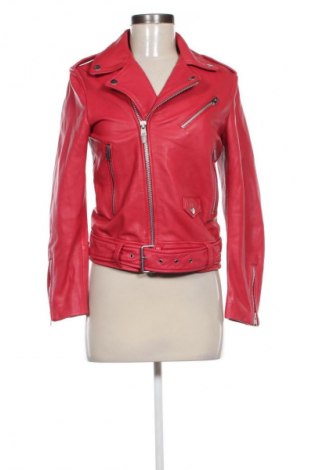 Női bőrdzseki Mango, Méret S, Szín Piros, Ár 23 041 Ft