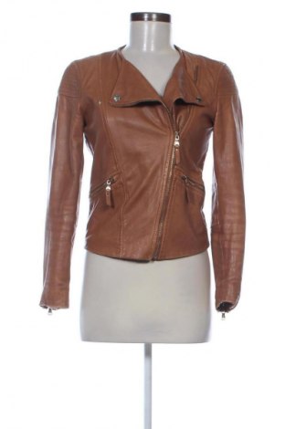 Damen Lederjacke Massimo Dutti, Größe S, Farbe Braun, Preis € 80,00