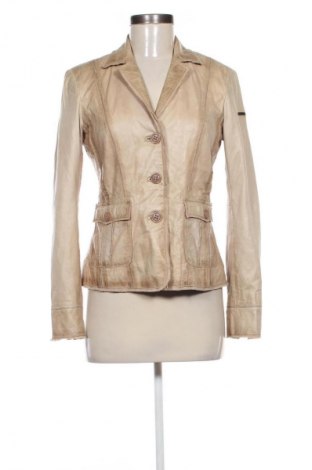 Damen Lederjacke Milestone, Größe S, Farbe Beige, Preis 80,00 €