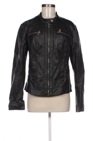 Γυναικείο δερμάτινο μπουφάν ONLY, Μέγεθος L, Χρώμα Μαύρο, Τιμή 21,00 €