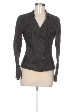 Dámska kožená bunda  ONLY, Veľkosť M, Farba Sivá, Cena  19,95 €