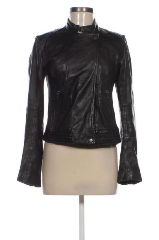 Γυναικείο δερμάτινο μπουφάν Pepe Jeans, Μέγεθος M, Χρώμα Μαύρο, Τιμή 76,99 €