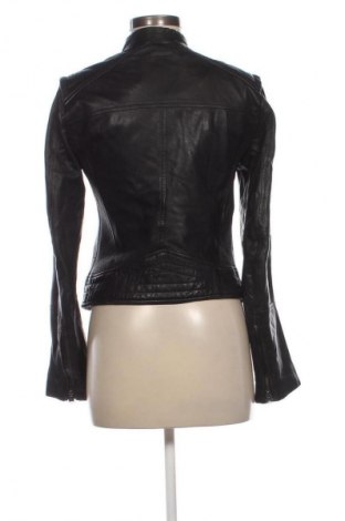 Γυναικείο δερμάτινο μπουφάν Pepe Jeans, Μέγεθος M, Χρώμα Μαύρο, Τιμή 76,99 €