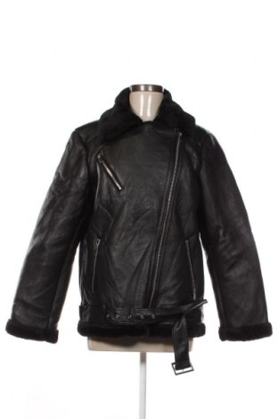 Damen Lederjacke Pieces, Größe XL, Farbe Schwarz, Preis € 62,99