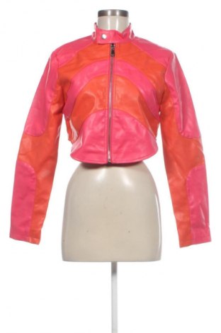 Dámska kožená bunda  Pretty Little Thing, Veľkosť S, Farba Viacfarebná, Cena  22,95 €