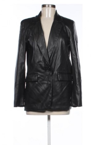 Γυναικείο δερμάτινο μπουφάν Pull&Bear, Μέγεθος S, Χρώμα Μαύρο, Τιμή 24,99 €