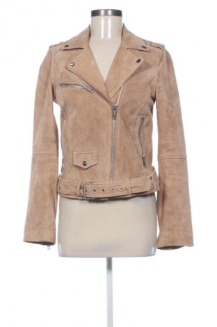 Damen Lederjacke Review, Größe M, Farbe Beige, Preis € 86,76
