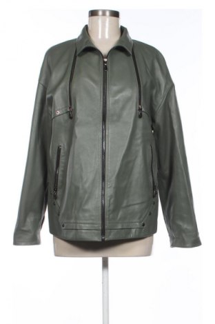 Γυναικείο δερμάτινο μπουφάν Unbranded, Μέγεθος M, Χρώμα Πράσινο, Τιμή 49,60 €