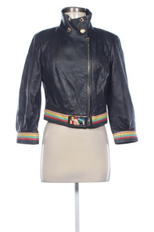 Damen Lederjacke Unbranded, Größe XS, Farbe Blau, Preis 49,64 €