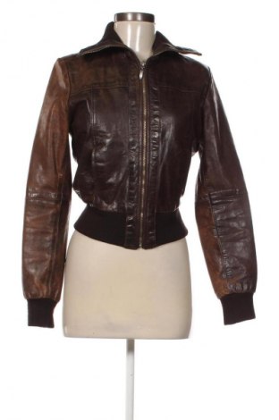 Γυναικείο δερμάτινο μπουφάν Unbranded, Μέγεθος M, Χρώμα Καφέ, Τιμή 50,00 €